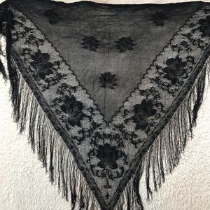 Accessories - Black Woven Pashmina Wrap/ Scarf - NWOT Accessories - Black Woven Pashmina Wrap/ Scarf - NWOT